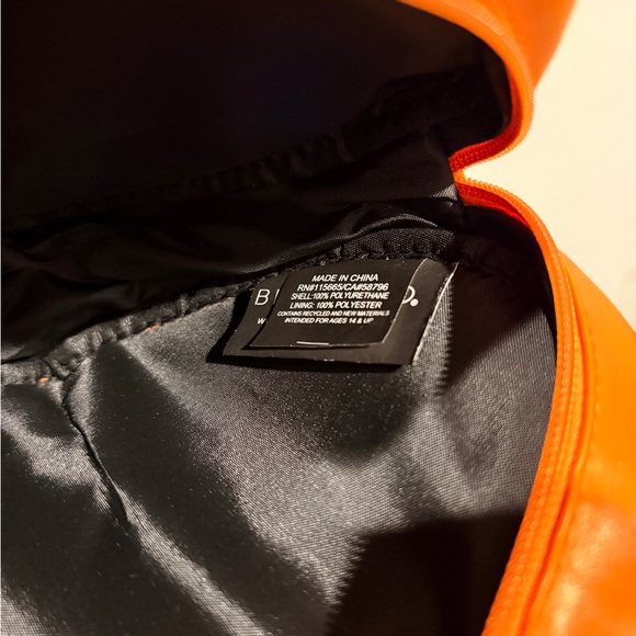 Orange Pumpkin heart travel makeup Bag - Picture 4 of 5